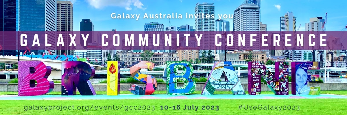 2023 Galaxy Community Conference (GCC2023)